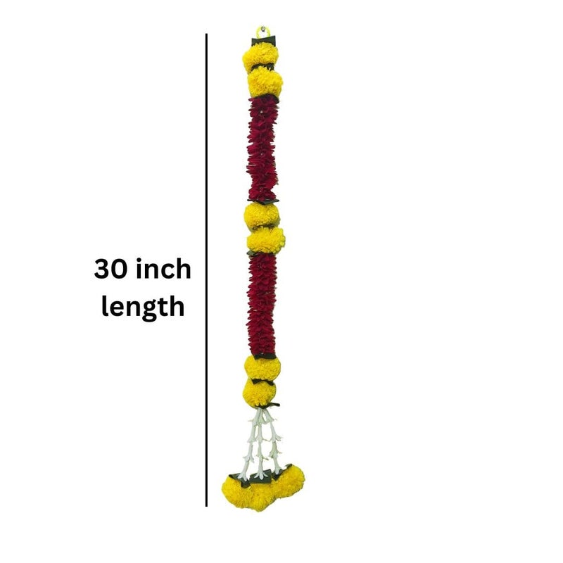AFARZA; CHOICE GOOD FEEL GOOD AFARZA CHOICE GOOD FEEL GOOD Artificial Flower Garland Toran for Door Entrance Home Decoration Hanging 6 Pieces 30 Inch  - Image 5