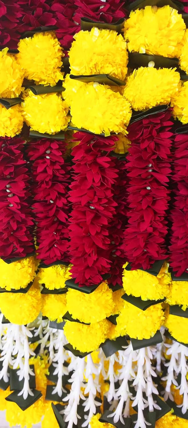AFARZA; CHOICE GOOD FEEL GOOD AFARZA CHOICE GOOD FEEL GOOD Artificial Flower Garland Toran for Door Entrance Home Decoration Hanging 6 Pieces 30 Inch  - Image 3