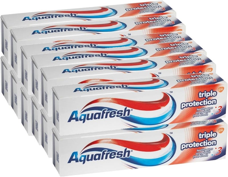 Aquafresh Triple Protection 100 ml Pack of 12 by GSK - Image 1