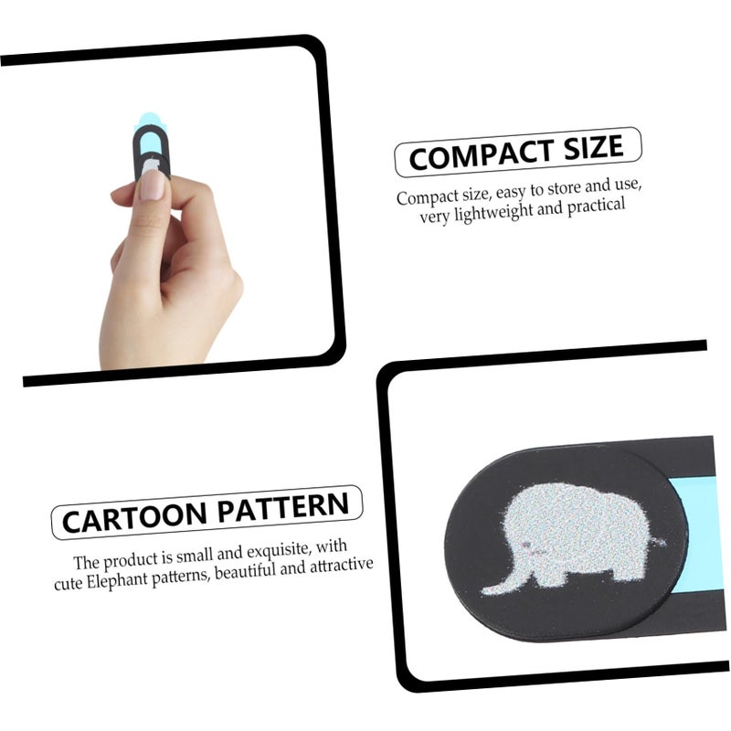 2 Pack Black Webcam Cover Slide Ultra Thin Laptop Camera Privacy Protector - Image 5