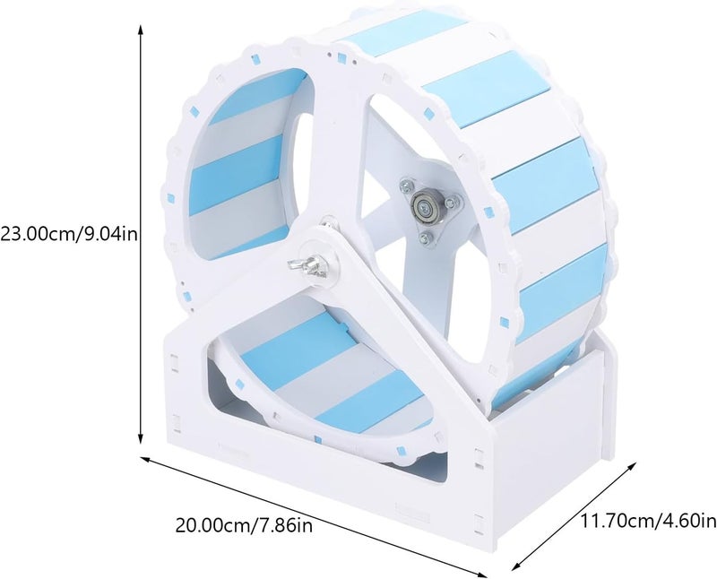 Unomor Hamster Exercise Wheel Low Noise Running Wheel for Small Animals 8 Inch Plastic for Hamsters Chinchillas Gerbils and Hedgehogs - Image 2