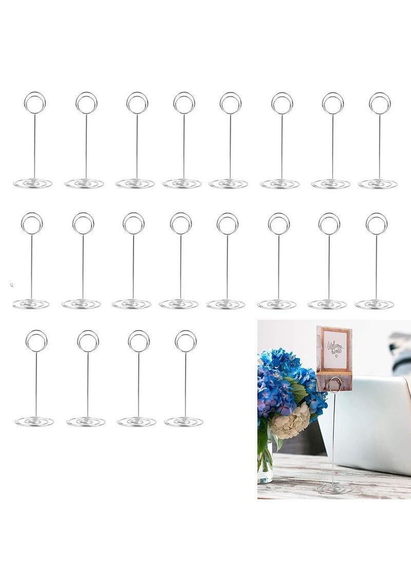 Y&D 20 Pcs Table Number Holders Place Card Holder Photo Picture for Wedding Birthday Party - Image 1