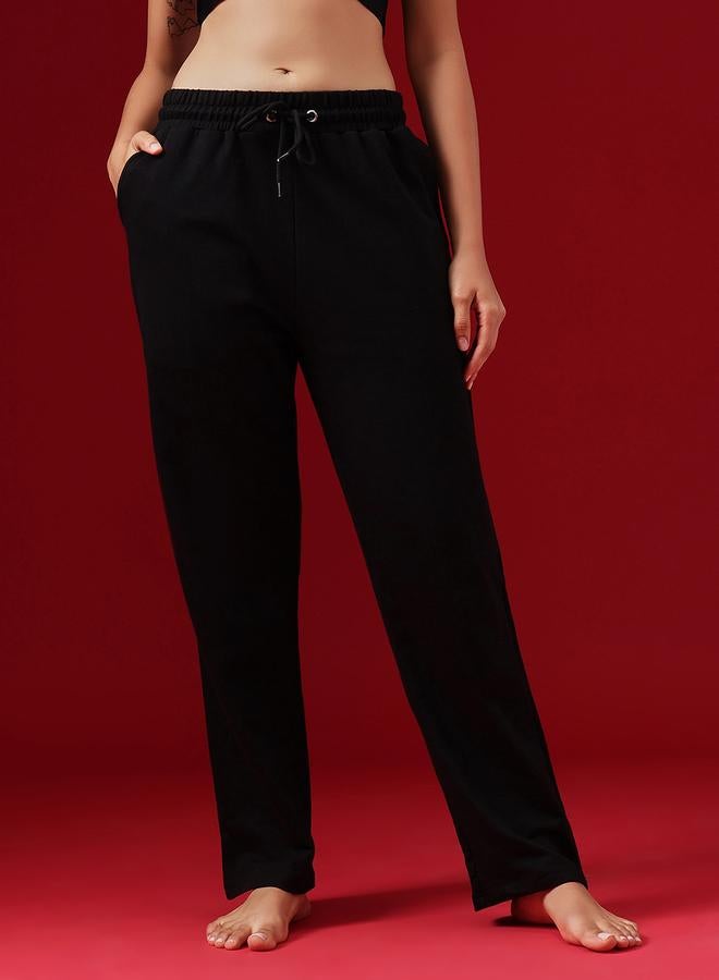 Clovia Solid Terry Cotton Pyjama - Image 1