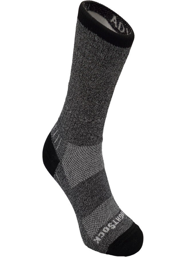 رايتسوك جوارب Wrightsock Adventure Crew للمشي لمسافات طويلة للرجال والنساء - جوارب مبطنة، صديقة للبيئة، ومضادة للتقرحات بتصميمنا الحاصل على براءة اختراع ذو الطبقتين - صناعة أمريكية، نضمن عدم ظهور أي تقرحات. - Image 1
