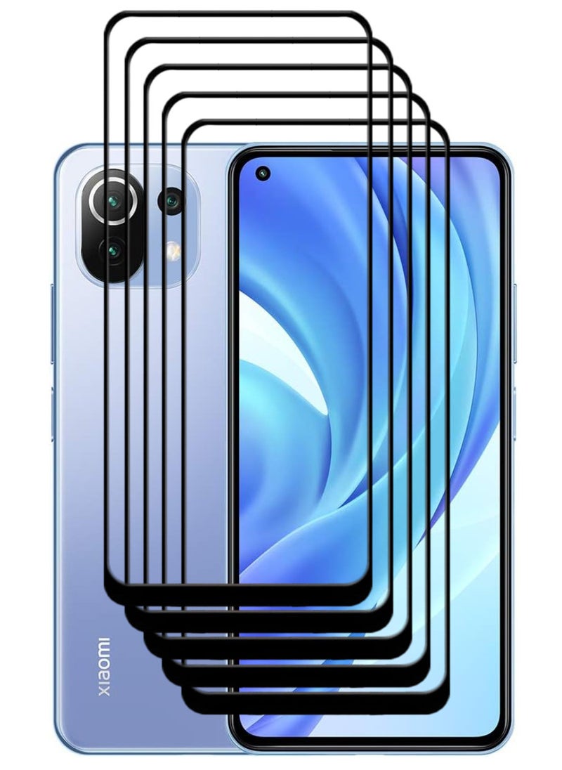 ACLIX 5 Pieces Antistatic ESD Dustproof Premium Quality High Definition Tempered Glass Screen Protector Designed For Xiaomi Mi 11 Lite - Image 1