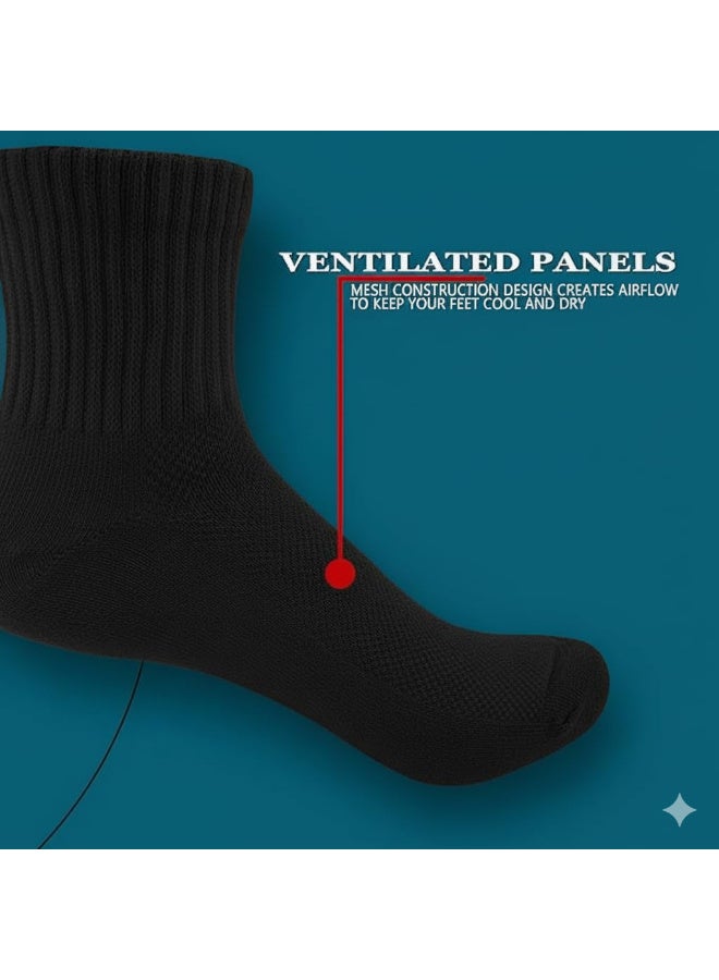 Tango 6 أزواج من جوارب الأطفال - للأولاد والبنات - جوارب كاحل رياضية للأطفال - شبكة ناعمة وقابلة للتنفس - زي مدرسي للأطفال - Image 2