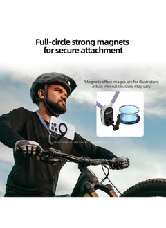 TELESIN Magnetic Neck Mount for Phones, Cell Phone Holder Stand Hanging on Neck POV/Vlog Selfie Hand Free Necklace Phone Strap Video Recording for iPhone 15 14 13 12 Series Android Phones (Purple)  - Image 5