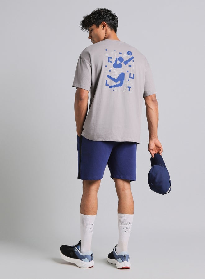 Cult Men Oversized Power Play Print T-Shirt - Image 4