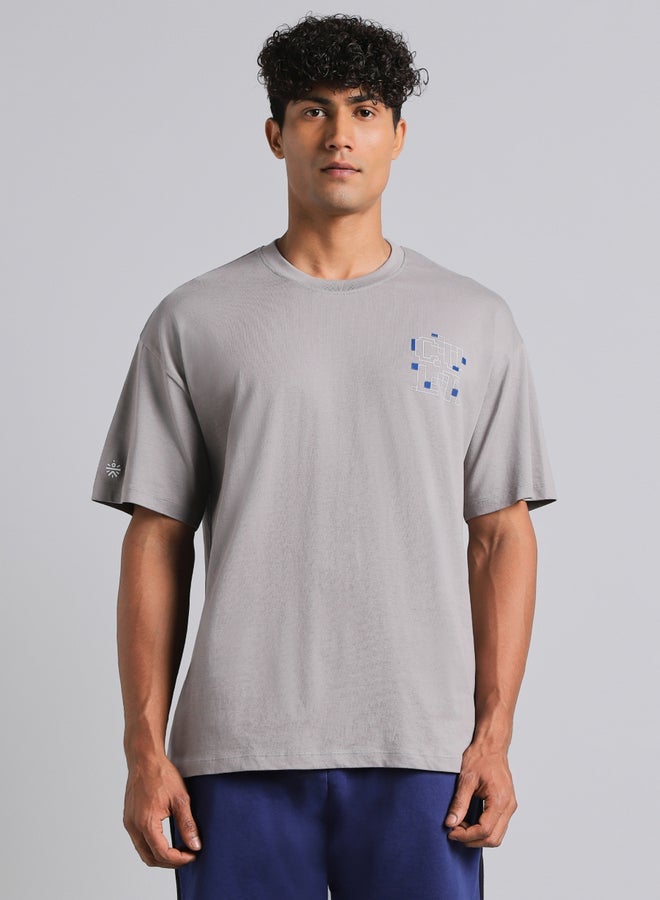 Cult Men Oversized Power Play Print T-Shirt - Image 1