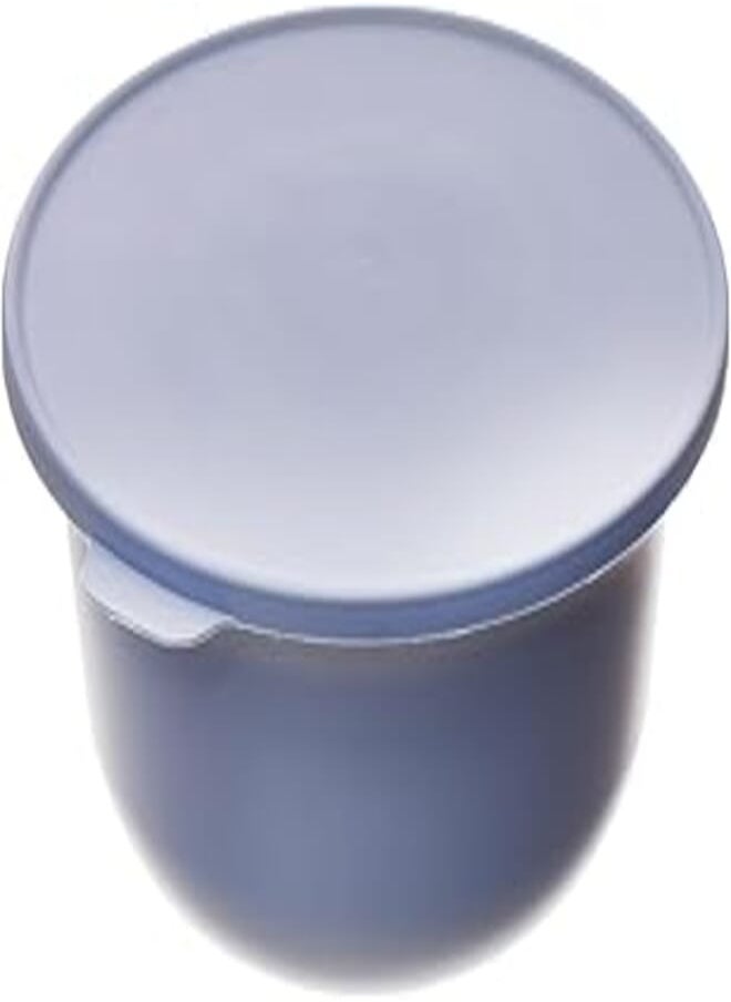 AKSA - Aksa 13/0144 Plastic Dough Bowl, 4 Liter Capacity, Blue - Image 1