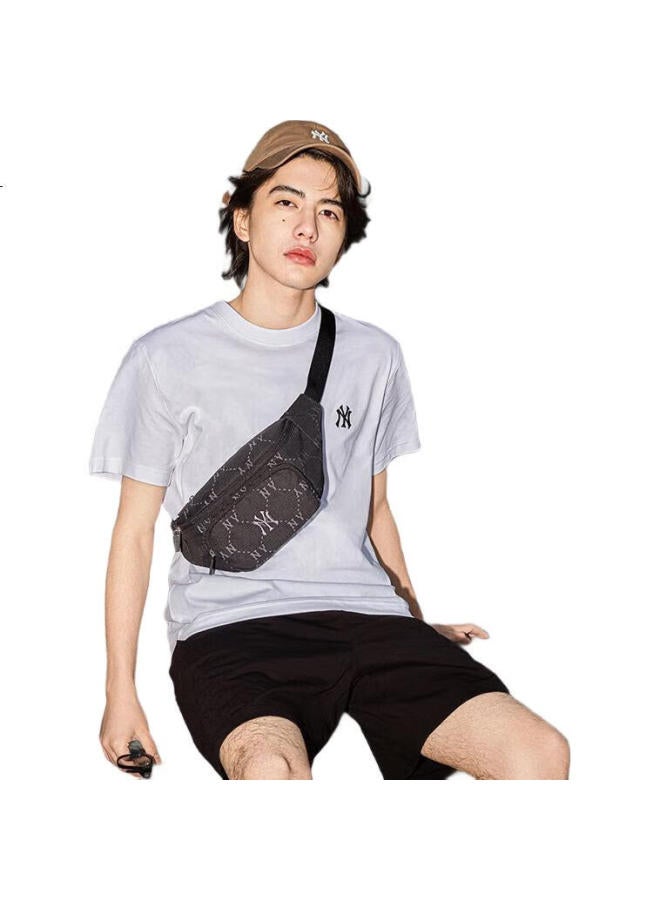 MLB T-Shirt Men And Women Couple All-Match Casual Classic Solid Color Round Neck 25 Spring New 3Atsb0153-50Whs-L - Image 1