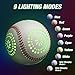 HYES Kids Baseball Glove with Light Up BaseballLED Rechargeable 9 Lighting Modes Official Size Leather Weighted Glow Baseballs for Day Night Sport Toys Games for Youth Boys - Image 4