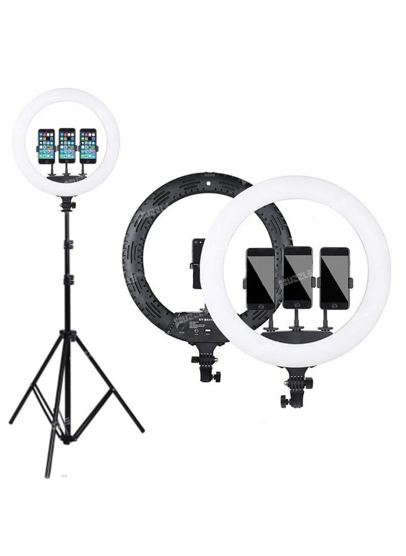 Generic - LJJ-45 LED Ring Light With Remote Perfect for Photo Shoots and Captivating Reels - Image 1