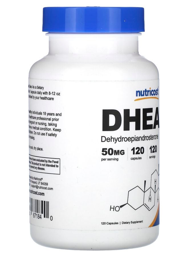 Nutricost دي إتش إي إيه 50 ملغ 120 كبسولة - Image 2