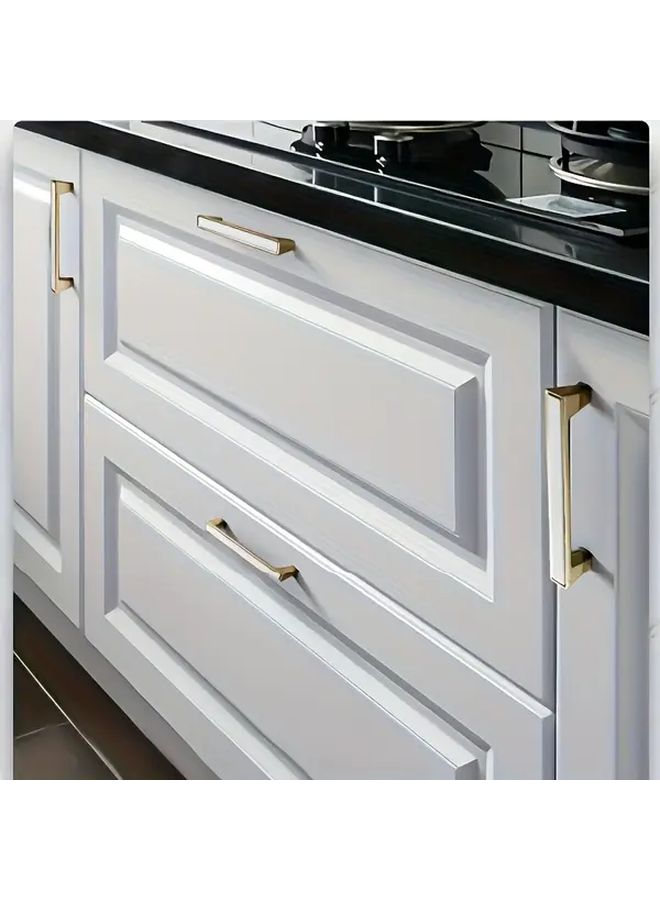 2pcs Heavy Duty Metal Cabinet Door Handles With 96 Hole Pitch Extended Installation Rods - Image 3
