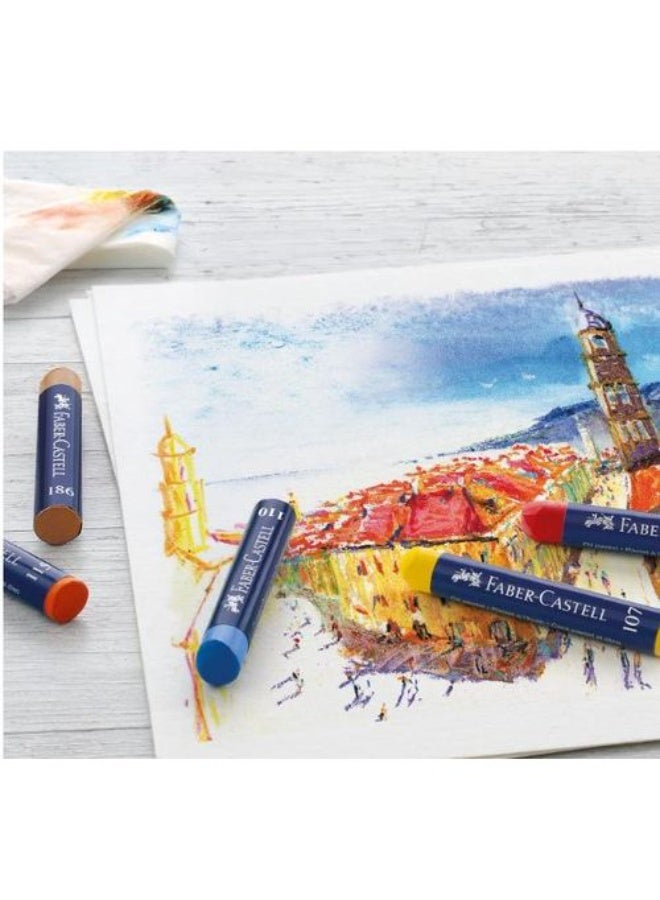 Faber Castle Oil Pastel - Box of 12 - Image 1