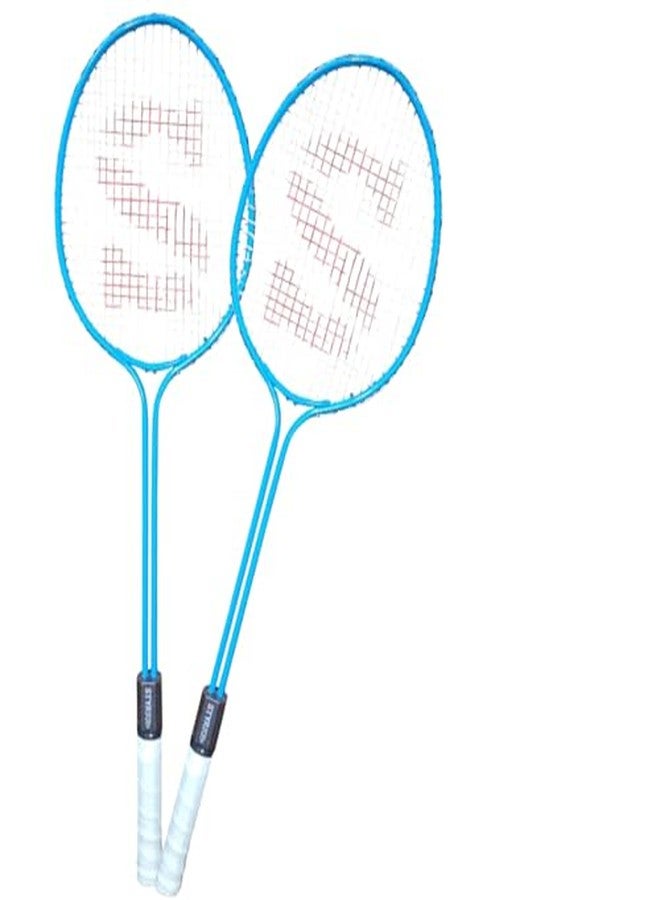 STYRKR Pro Badminton Set, 2 Rackets with 6 Green Shuttlecocks, Badminton Kit - Image 3