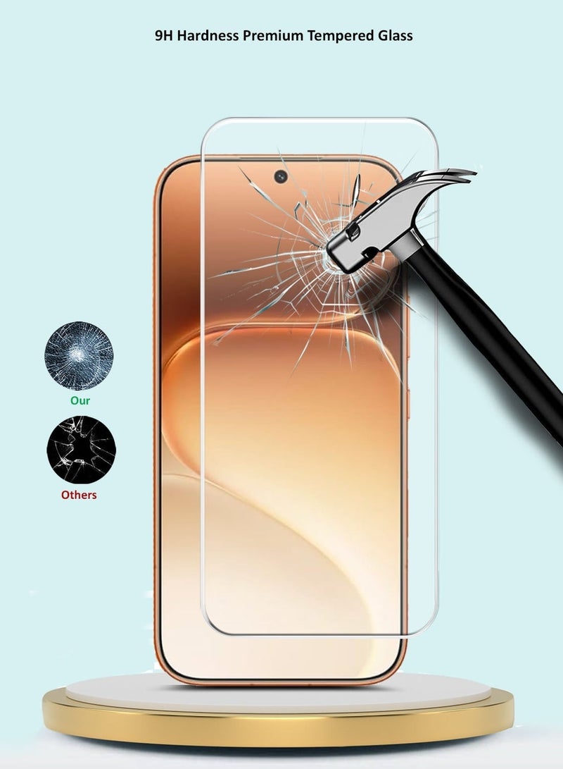 GMAX [2 PACK] Honor 600 Pro 5G 2026 / Honor 600 5G 2026 GMAX Premium Series Curved Edges 9H 2.5D Tempered Glass Screen Protector - Clear - Image 4