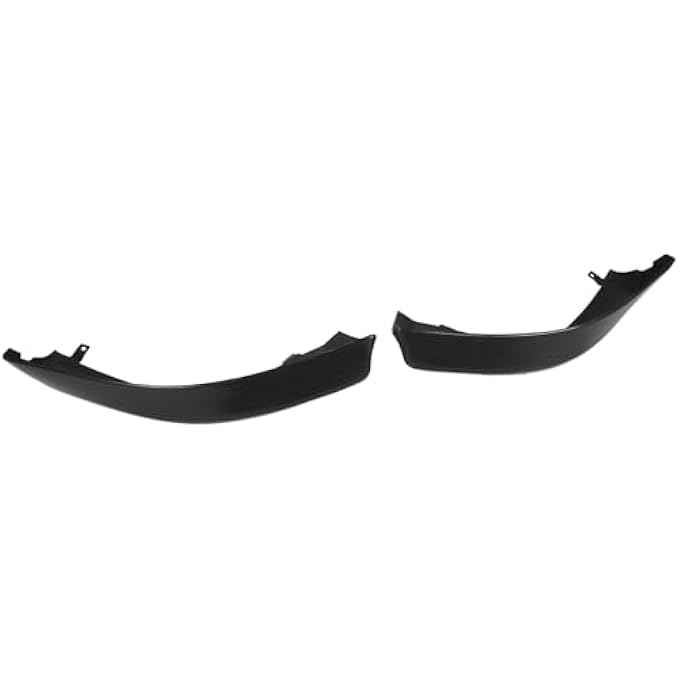 Phefop Front Bumper Corner Spoiler Aerodynamic Black Splitter Fit for Lancer DE GTS Sedan, Sporty Style Enhancer for Car Enthusiasts - Image 5