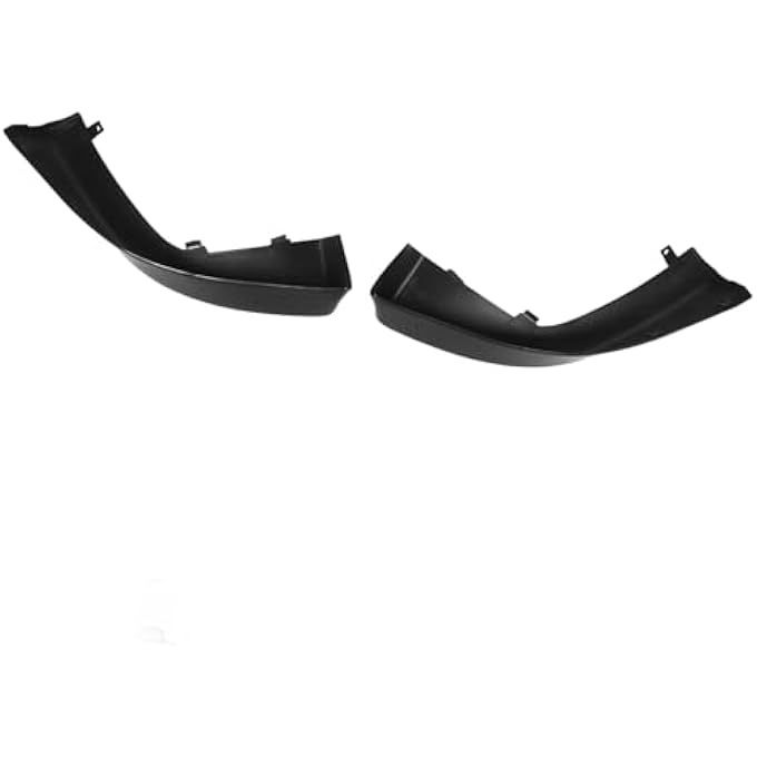 Phefop Front Bumper Corner Spoiler Aerodynamic Black Splitter Fit for Lancer DE GTS Sedan, Sporty Style Enhancer for Car Enthusiasts - Image 2