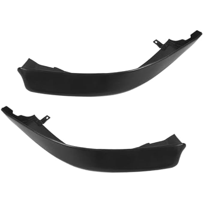 Phefop Front Bumper Corner Spoiler Aerodynamic Black Splitter Fit for Lancer DE GTS Sedan, Sporty Style Enhancer for Car Enthusiasts - Image 3