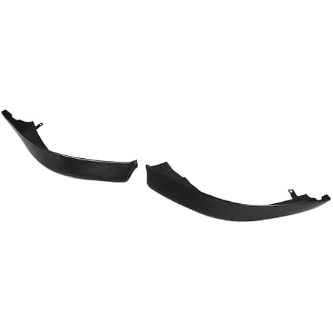 Phefop Front Bumper Corner Spoiler Aerodynamic Black Splitter Fit for Lancer DE GTS Sedan, Sporty Style Enhancer for Car Enthusiasts - Image 4