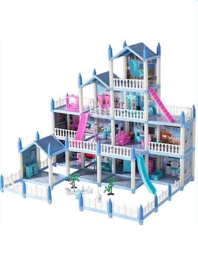 بيوينتي دمية البيت بناء ألعاب بنات ، بنات هدايا الأطفال ديي الإبداعية - Image 1