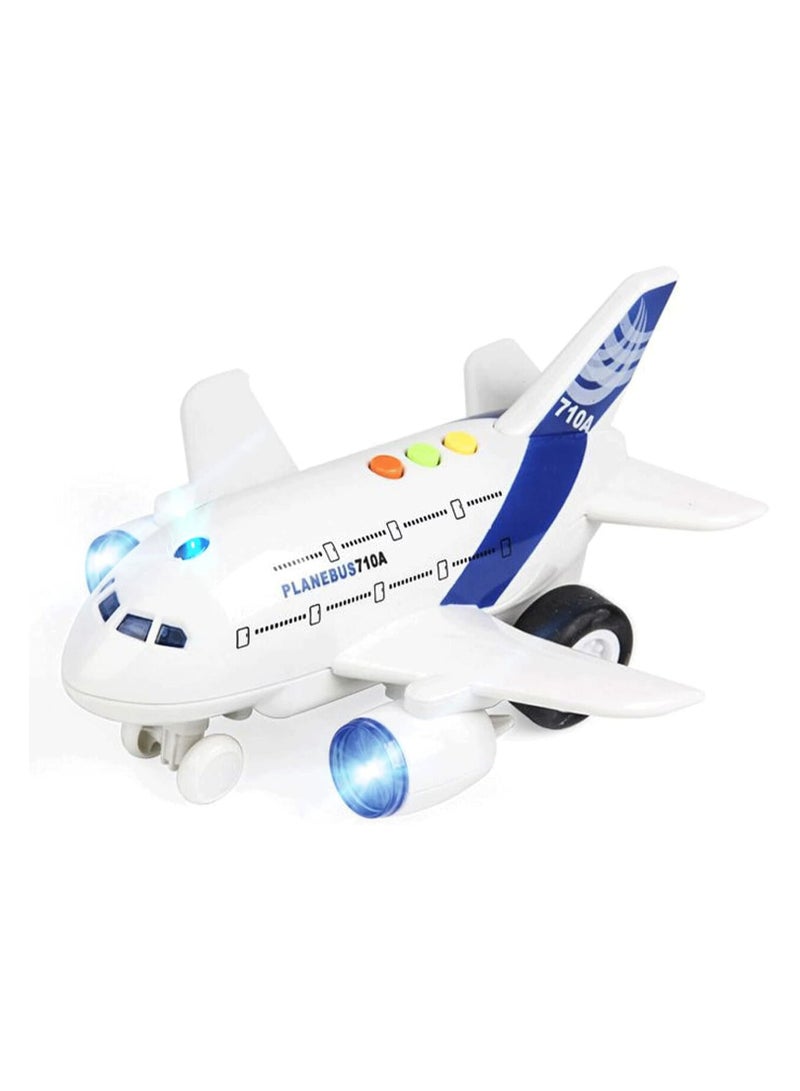 general YEAM Airplane Toys for Toddlers,Friction Powered Toy Plane for Kids,1:200 Scale Aircraft with Flashing Lights and Sounds for Boys  Girls,Toy Vehicles - Image 1