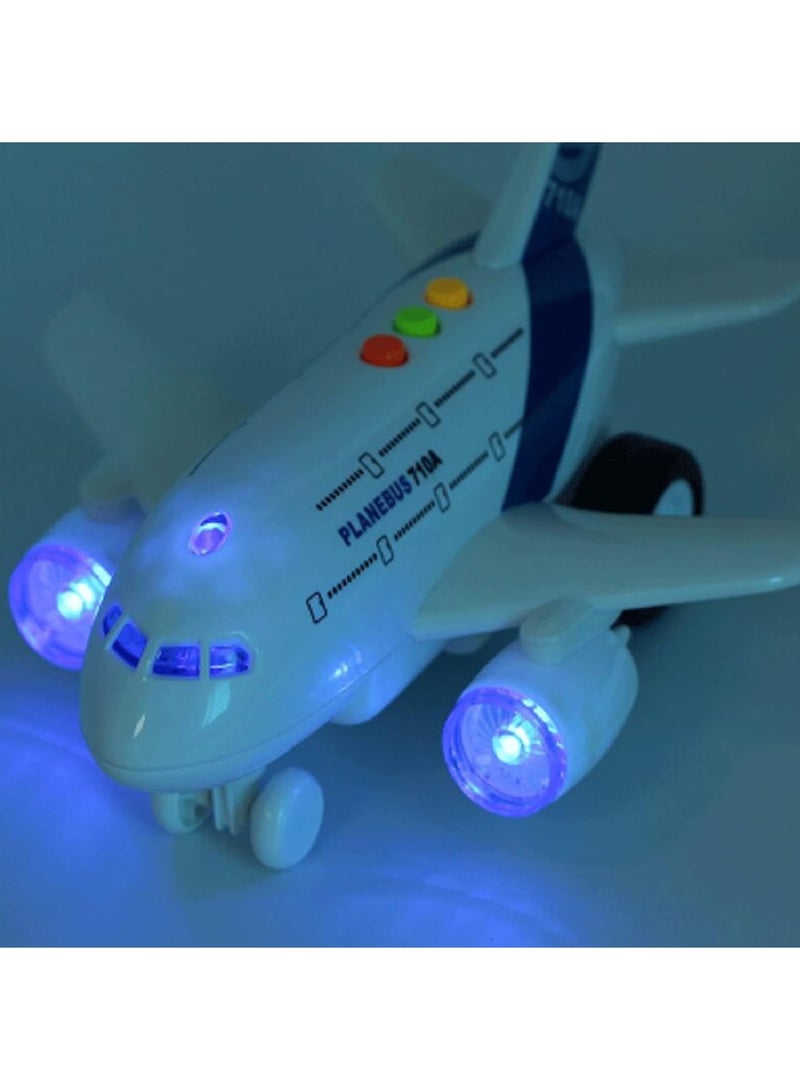 general YEAM Airplane Toys for Toddlers,Friction Powered Toy Plane for Kids,1:200 Scale Aircraft with Flashing Lights and Sounds for Boys  Girls,Toy Vehicles - Image 4