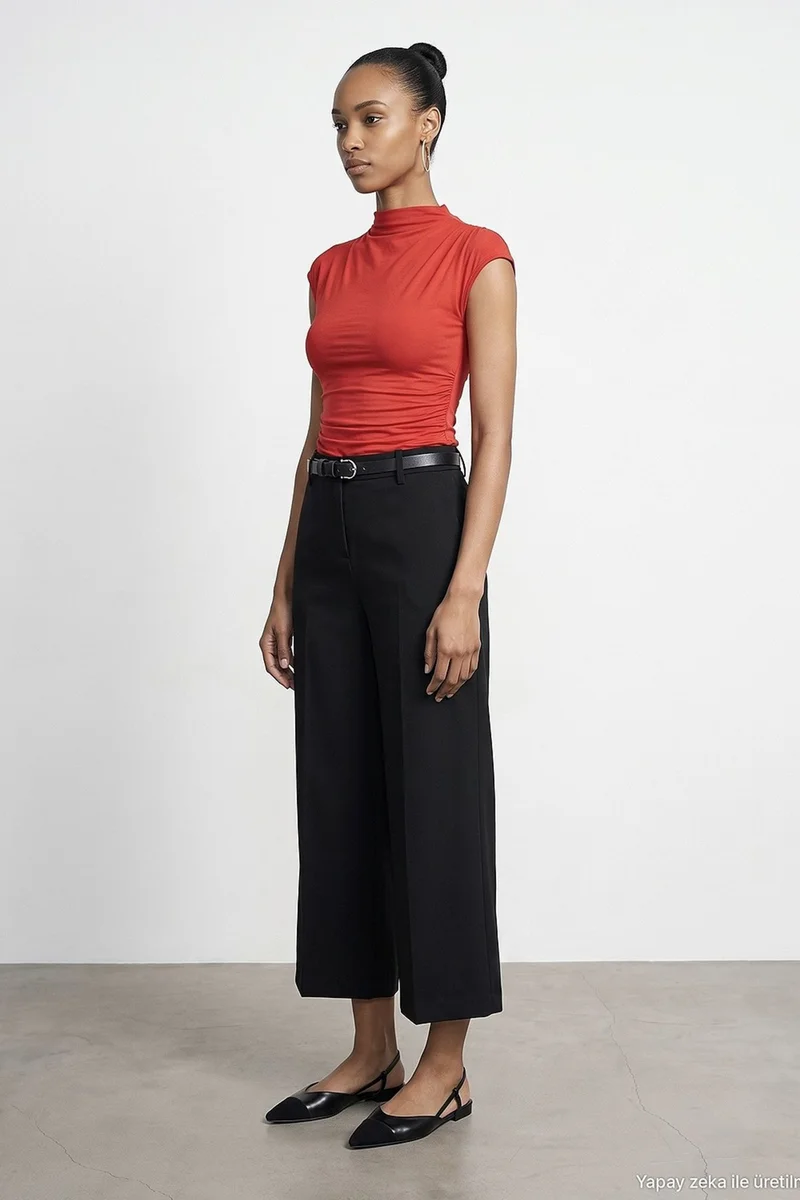 Dilvin Black DILVIN Women's Straight-Leg Pants for Women | Best Price UAE