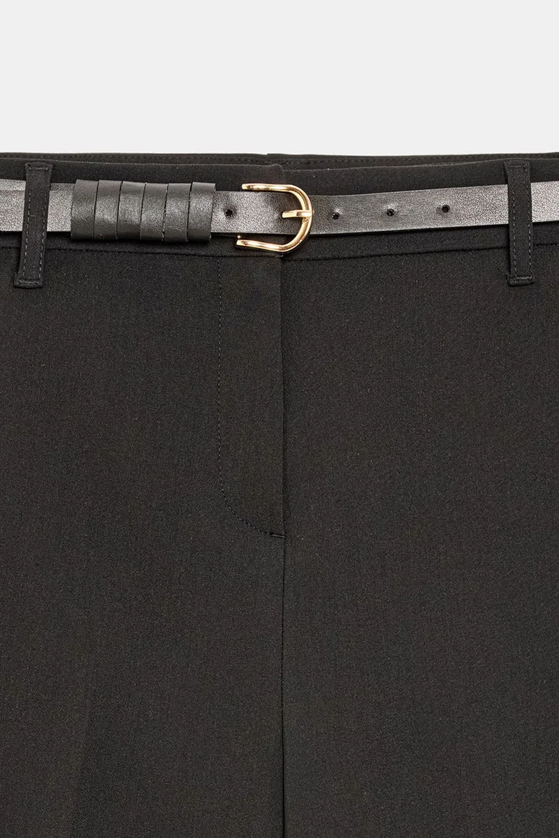 Dilvin Black DILVIN Women's Straight-Leg Pants for Women | Best Price UAE