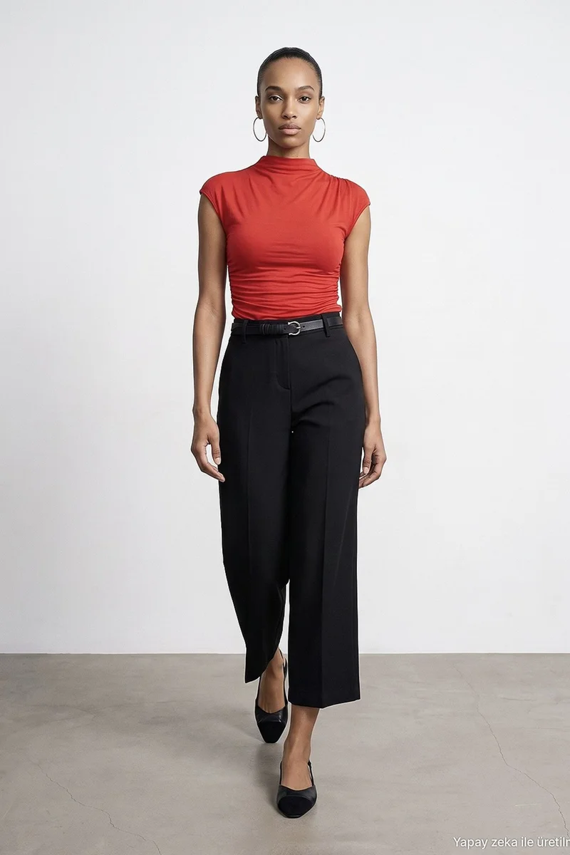 DILVIN Women's Straight-Leg Pants