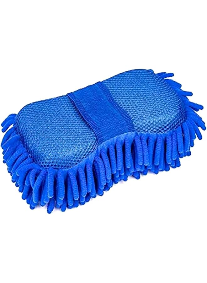 Linjie Car Wash Sponge，Car Wash Glove Fluff Free Car Wash Sponge Chenille Superfine Fiber Car Washing Sponge Used To Wash Various Types Of Vehicles - Image 1