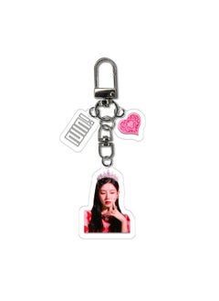 NIBEMINENT New Gidle Girl Group Acrylic Pendant Keychain Song Yuqi Star Set Up Double-sided Pendant  - Image 2