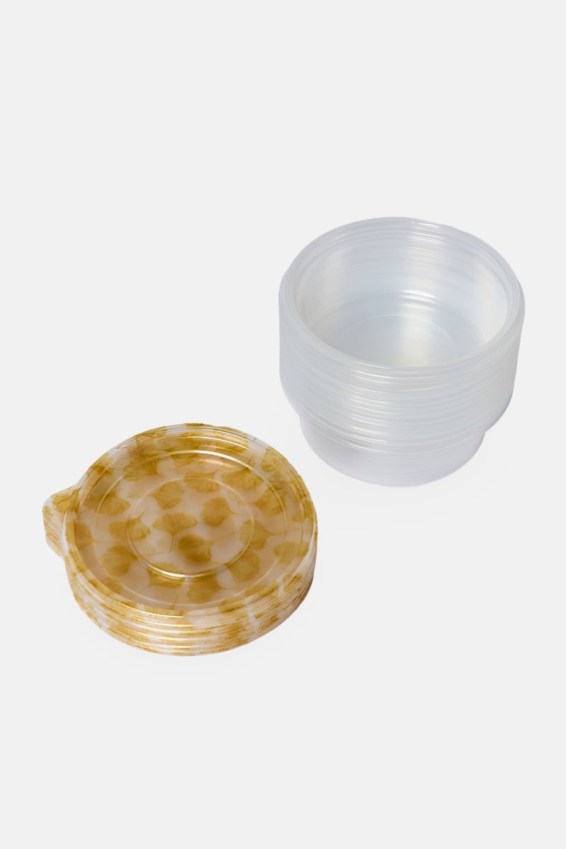 COOK WITH COLOR 24 Pieces Floral Pattern Food Storage Containers, Multicolor - Image 3