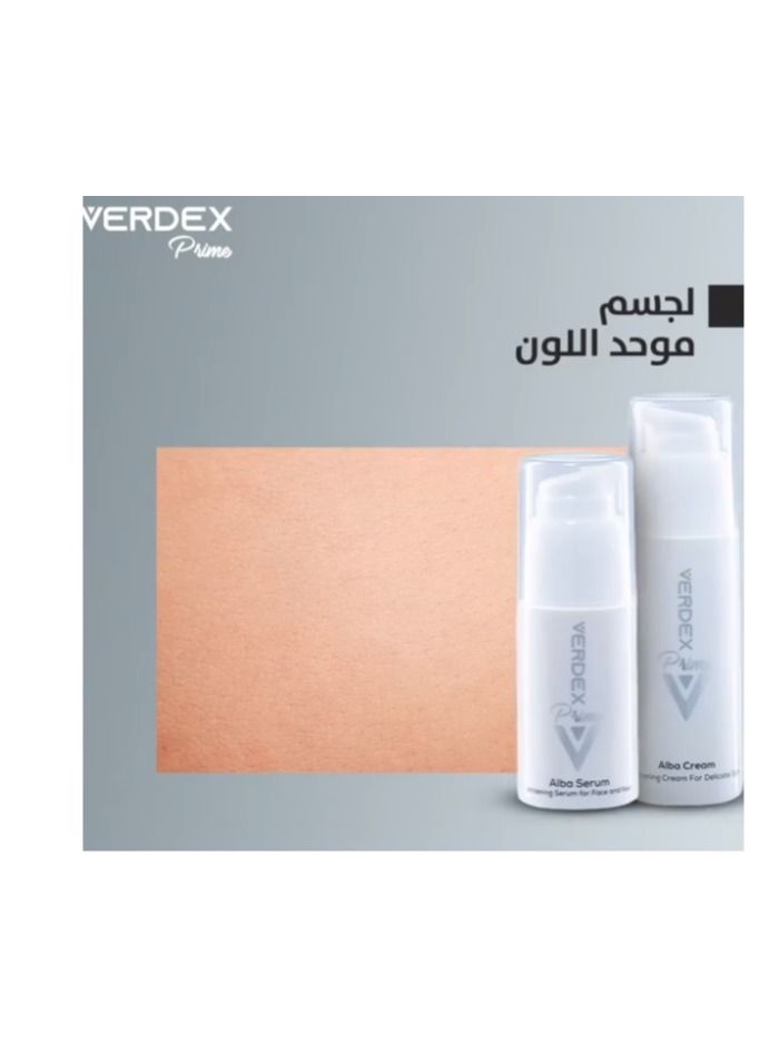 Verdex Prime Alba Whitening Cream For Delicate Skin - 50ml - Image 3