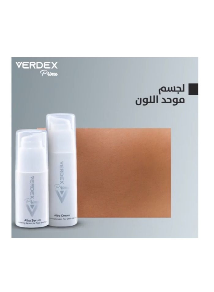 Verdex Prime Alba Whitening Cream For Delicate Skin - 50ml - Image 2