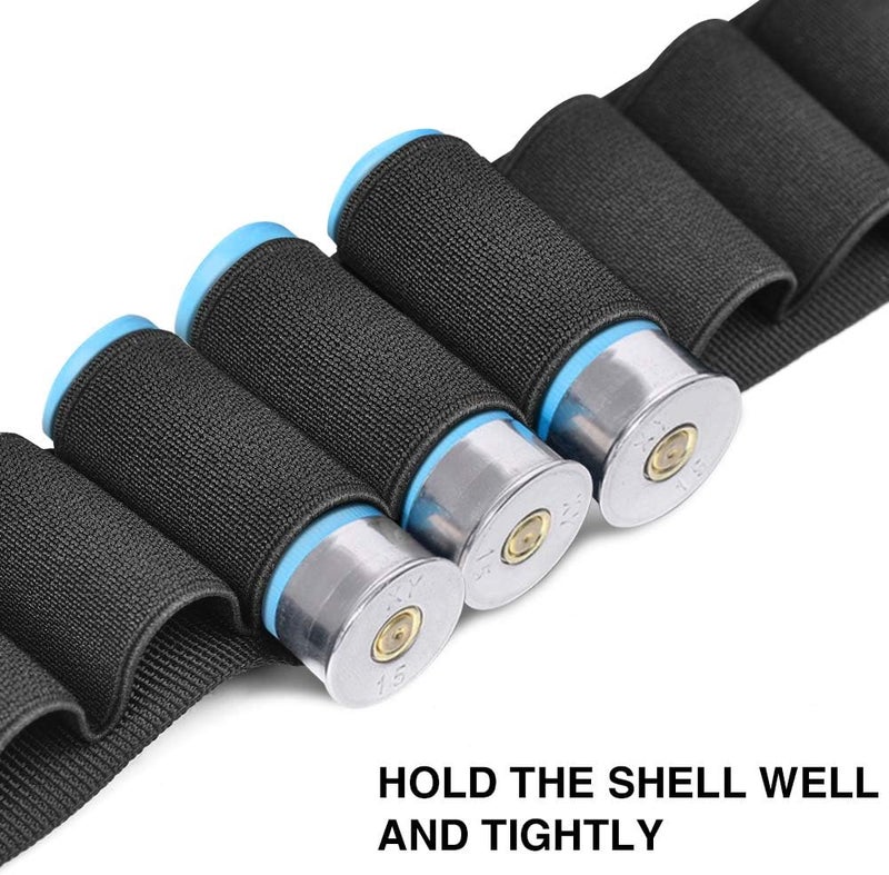 EZshoot Shotgun Shell Bandolier for 12 or 20 Gauge Large Capacity Adjustable Nylon Shell Shoulder Carrier Belt Hold 56 Shells - Image 3