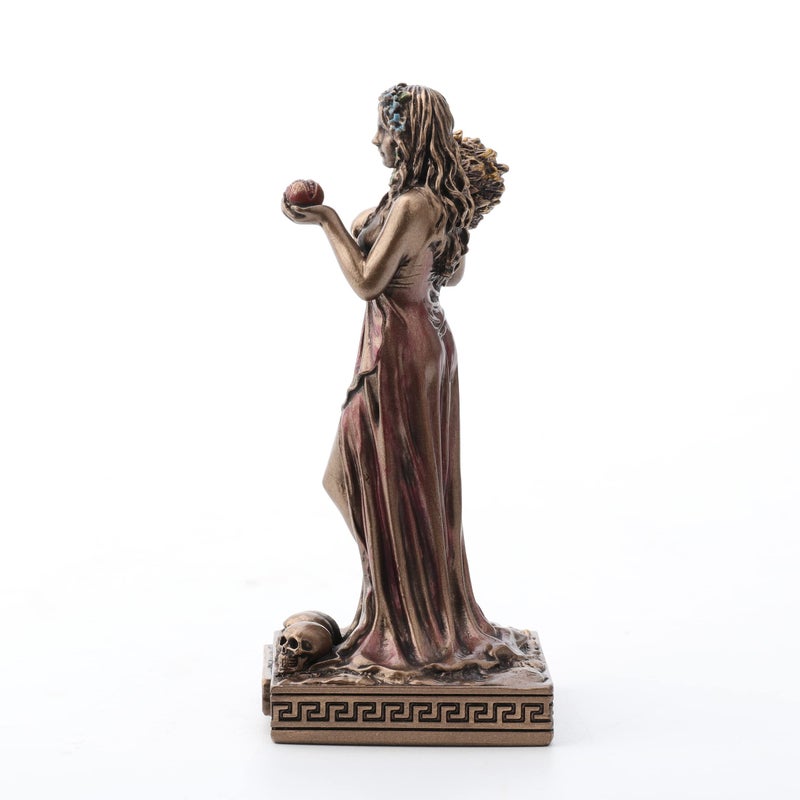Veronese Design Persephone Greek Goddess of Agriculture Resin Miniature â€“ Hand-Painted Bronze Finish Figurine - Image 3