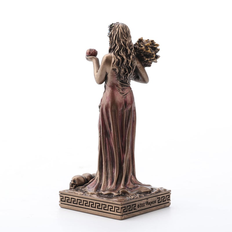 Veronese Design Persephone Greek Goddess of Agriculture Resin Miniature â€“ Hand-Painted Bronze Finish Figurine - Image 4