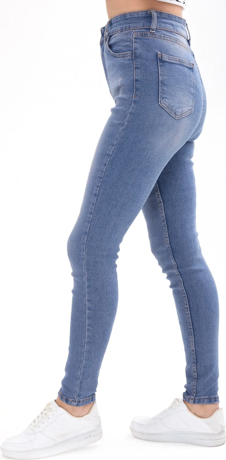 Tofisa 23658-LIGHT-BROWN-TINT Skinny Lycra Jeans
