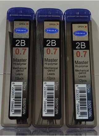 Prima 0.7mm Nib Set - 3 Pack for 2B Mechanical Pencils - Black - pzsku/Z642D3ADB2423BCC354E4Z/45/_/1729636925/873b7ab6-7fe0-4a77-b560-fb0782c7fb9b