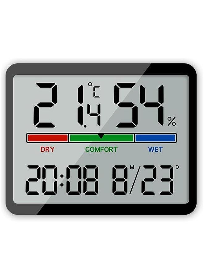 HOOKOR Humidity Gauge Indoor Thermometer - Digital Indoor Humidity Sensor Room Thermometer with Temperature Humidity Monitor, Accurate Hygrometer Temp Meter for Home Greenhouse Wine Cellar  - Image 2