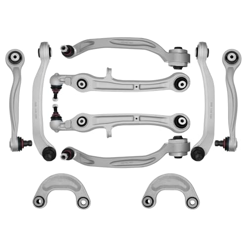 LUKYUCHA Front Upper & Lower Suspension Control Arms Kit Fit for Bentley Continental GT GTC Flying Spur 2004-2019, 3W0407505, 3W0407509, 3W0407693, 3W0407506, 3W0407510, 3W0407694, 3W0407151 - Image 2