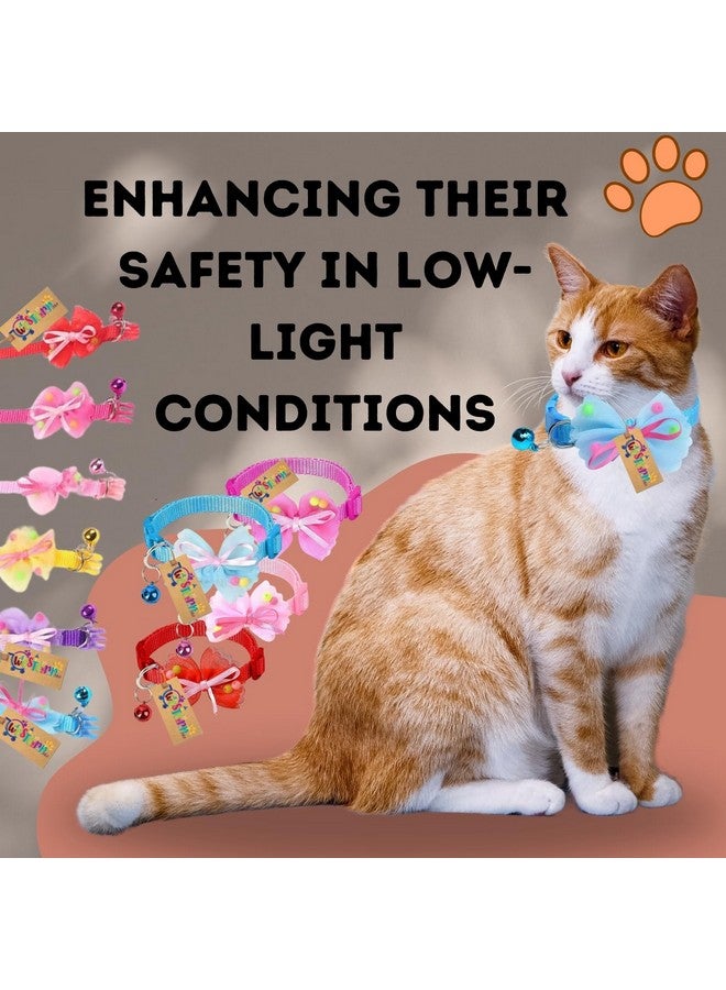 Western Era Cat Bow Collar Bell Is A Chic And Secure Accessory Crafted For Your Furry Companion. This Stylish Pet Adornment Not Only Ensures Safety But Also Adds A Touch Of Elegance. - Image 5