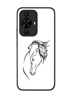Stylizedd Rugged Black edge case for Huawei nova 12s / Huawei nova 11/ Huawei nova 12 Lite 4G, Slim fit Flexible Anti Drop Thin Cover - ArabStallion Strut  - Image 1