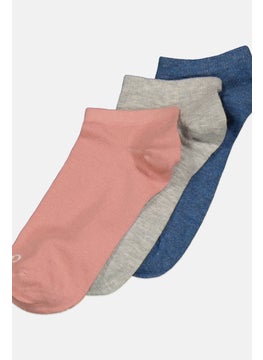 XOXO Women 5 Pairs Basic Ankle Socks, Multicolor  - Image 2