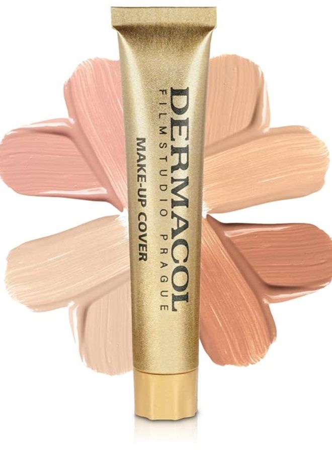 Dermacol High Cover Make-up Foundation Waterproof Hypoallergenic Foundation 100% Genuine Authentic - #218