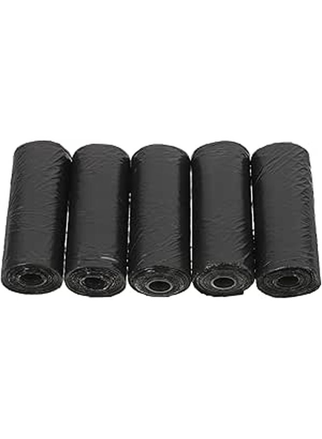 أكياس قمامة مظلمة صغيرة الحجم 100 قطعة، أكياس نفايات محمولة لمكتب، مناسبة للتخلص من نفايات الحيوانات الأليفة - Image 1