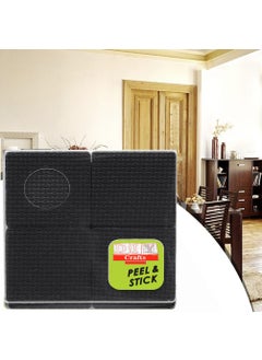 DIY Crafts DIY Crafts 4, 1-1/2 inch Square, 4 Pcs, 1-1/2 inch Square, Black Slip DIY Stick Non Slip Furniture Pads/Rubber Grips Self Adhesive Furniture Feet Floor Protectors, 1- (4, 1-1/2 inch Square)  - Image 1